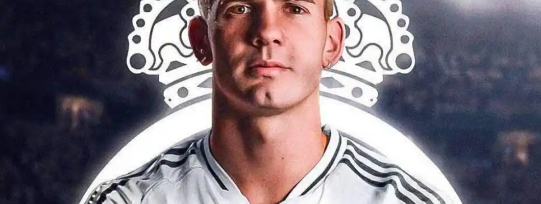 Mastantonno, de 18 años, viste la legendaria camiseta del Real Madrid