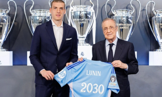 La legendaria ampliación de contrato de Lunin con el Real Madrid