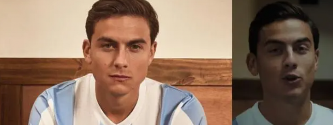 Dybala sigue participando en el rodaje promocional a pesar de no ser seleccionado