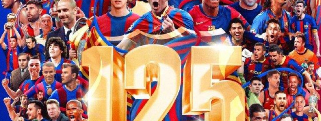 El Barcelona celebró a lo grande su 125 aniversario