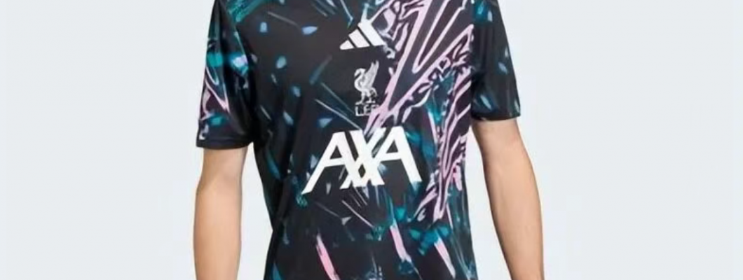 La nueva camiseta del Liverpool incorpora la temática grunge