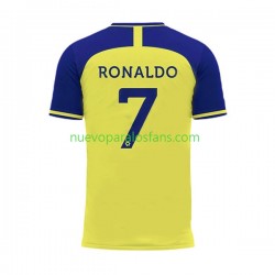 Camiseta de Fútbol Al-Nassr Ronaldo 7 Hombre Casa 2022-2023 Manga Corta