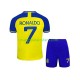 Camiseta de Fútbol Al-Nassr Ronaldo 7 Niño Casa 2022-2023 Manga Corta