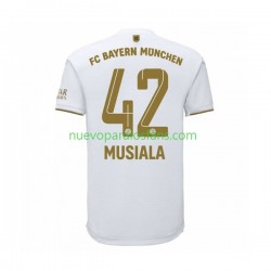 Camiseta de Fútbol Bayern de Múnich Musiala 42 Hombre Exterior 2022-2023 Manga Corta
