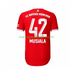 Camiseta de Fútbol Bayern de Múnich Musiala 42 Hombre Casa 2022-2023 Manga Corta