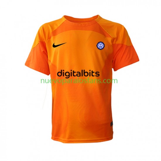 Camiseta de Fútbol Inter Milan Portero Hombre Cuarto 2022-2023 Manga Corta