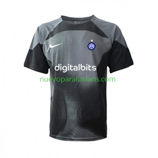 Camiseta de Fútbol Inter Milan Portero Hombre Casa 2022-2023 Manga Corta
