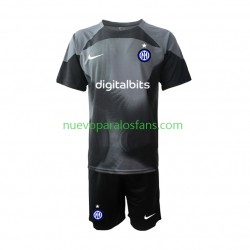 Camiseta de Fútbol Inter Milan Portero Niño Casa 2022-2023 Manga Corta