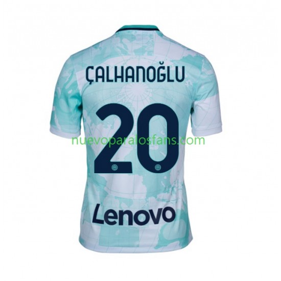 Camiseta de Fútbol Inter Milan Hakan Calhanoglu 20 Hombre Exterior 2022-2023 Manga Corta