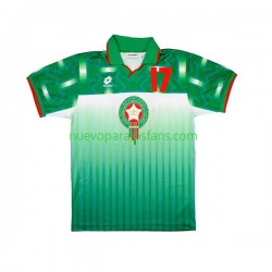 Camiseta de Fútbol Marruecos Retro Hombre Exterior 1994 Manga Corta