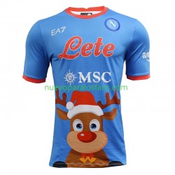 Camiseta de Fútbol Napoli Xmas Hombre Casa 2022-2023 Manga Corta