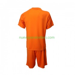 Camiseta de Fútbol Uruguay Portero Niño Exterior Copa Mundial 2022 Manga Corta