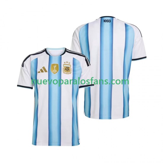 Camiseta de Fútbol Argentina Hombre Casa Copa Mundial 2026 Manga Corta