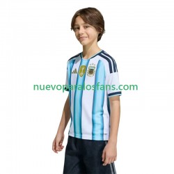 Camiseta de Fútbol Argentina Niño Casa Copa Mundial 2026 Manga Corta