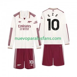 Camiseta de Fútbol Arsenal Eze 10 Niño Tercera 2025-2026 Manga Larga