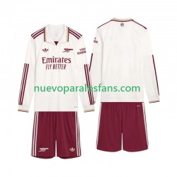 Camiseta de Fútbol Arsenal Niño Tercera 2025-2026 Manga Larga