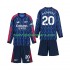 Camiseta de Fútbol Arsenal Madueke 20 Niño Exterior 2025-2026 Manga Larga