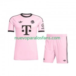 Camiseta de Fútbol Bayern de Múnich UCL Portero Niño Tercera 2025-2026 Manga Corta