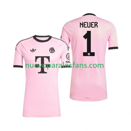 Camiseta de Fútbol Bayern de Múnich Manuel Neuer 1 UCL Portero Hombre Tercera 2025-2026 Manga Corta