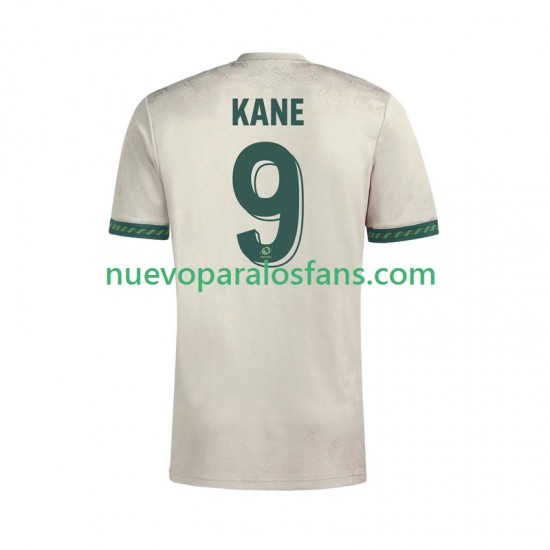 Camiseta de Fútbol Bayern de Múnich Harry Kane 9 Octoberfest Hombre Casa 2025-2026 Manga Corta