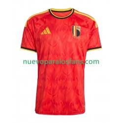 Camiseta de Fútbol Bélgica Hombre Casa Copa Mundial 2026 Manga Corta