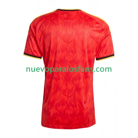 Camiseta de Fútbol Bélgica Hombre Casa Copa Mundial 2026 Manga Corta