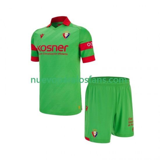 Camiseta de Fútbol CA Osasuna Niño Exterior 2025-2026 Manga Corta