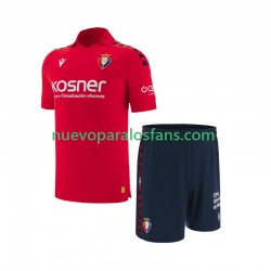 Camiseta de Fútbol CA Osasuna Niño Casa 2025-2026 Manga Corta