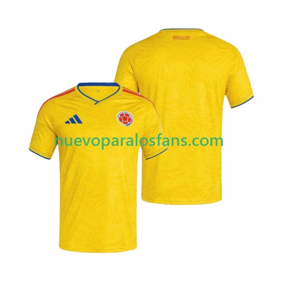 Camiseta de Fútbol Colombia Hombre Casa Copa Mundial 2026 Manga Corta