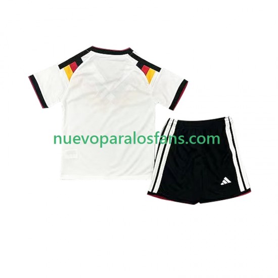 Camiseta de Fútbol Alemania Niño Casa Copa Mundial 2026 Manga Corta