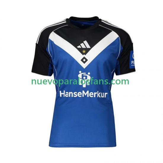 Camiseta de Fútbol Hamburger SV Hombre Exterior 2025-2026 Manga Corta