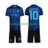 Camiseta de Fútbol Inter Milan Lautaro Martinez 10 Niño Casa 2025-2026 Manga Corta