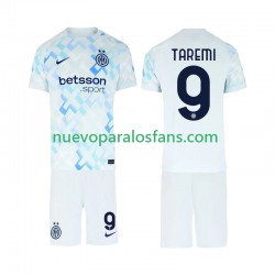 Camiseta de Fútbol Inter Milan Marcus Thuram 9 Niño Exterior 2025-2026 Manga Corta