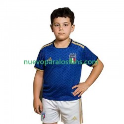 Camiseta de Fútbol Italia Niño Casa Copa Mundial 2026 Manga Corta