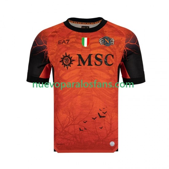 Camiseta de Fútbol Napoli Halloween Portero Hombre Casa 2025-2026 Manga Corta