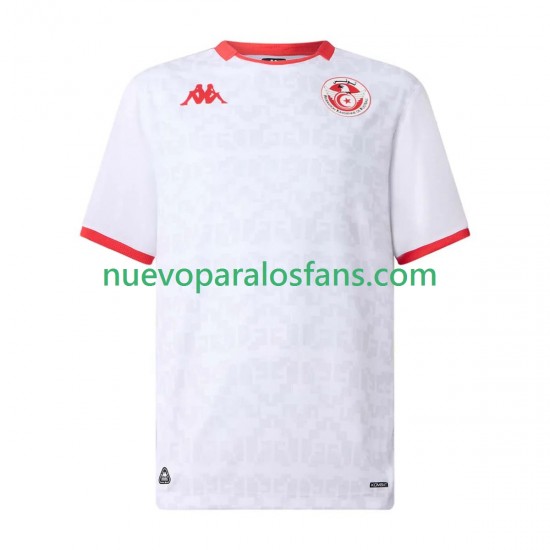 Camiseta de Fútbol Túnez Hombre Exterior 2025 Manga Corta