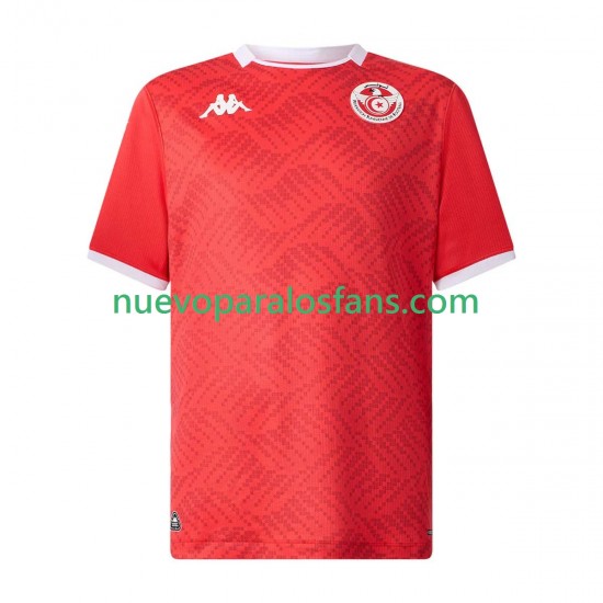 Camiseta de Fútbol Túnez Hombre Casa 2025 Manga Corta