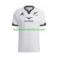 Camiseta de Fútbol ALL BLACKS Hombre Exterior Rugby 2023 Manga Corta
