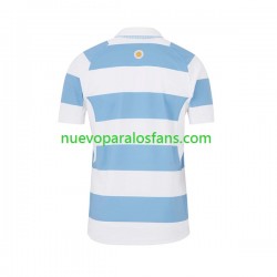 Camiseta de Fútbol Argentina Hombre Casa Rugby World Cup 2023 Manga Corta