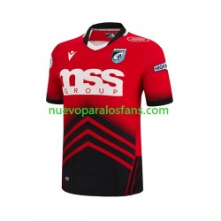 Camiseta de Fútbol Cardiff Blues Hombre Exterior Rugby 2023 Manga Corta