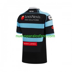 Camiseta de Fútbol Cardiff Blues Hombre Casa Rugby 2023 Manga Corta