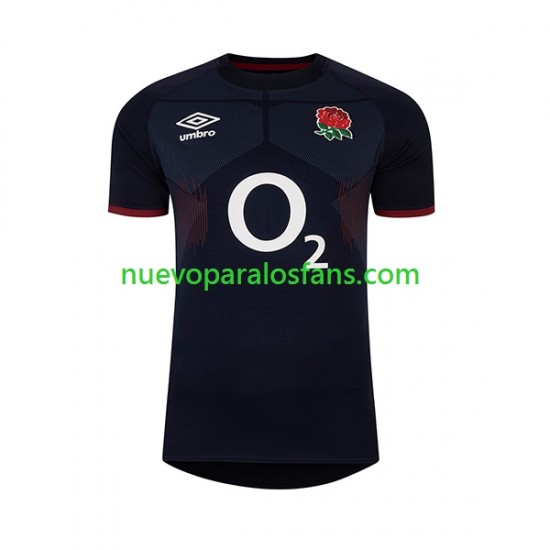 Camiseta de Fútbol Inglaterra Hombre Exterior Rugby 2024 Manga Corta