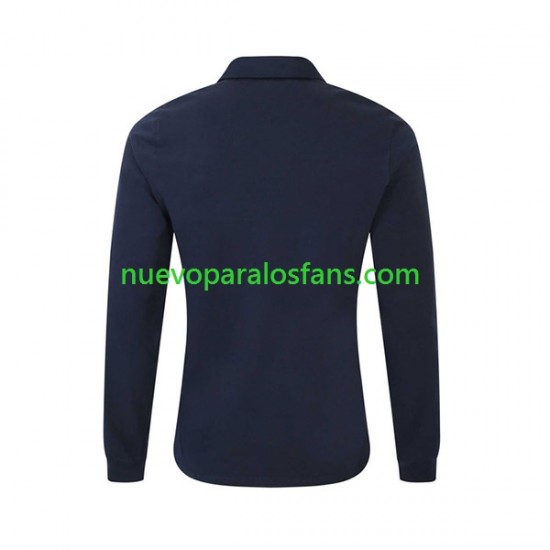 Camiseta de Fútbol Inglaterra Hombre Exterior Rugby World Cup 2023 Manga Larga