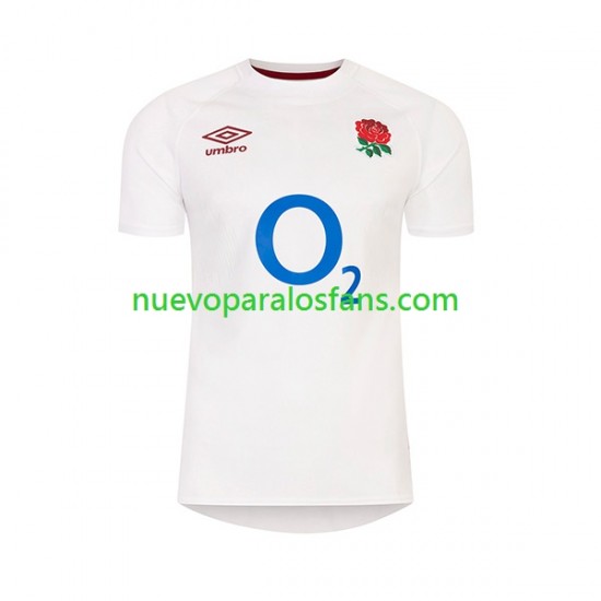 Camiseta de Fútbol Inglaterra Hombre Casa Rugby 2024 Manga Corta