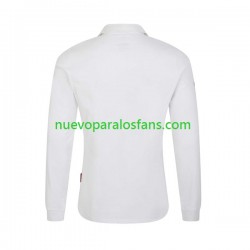 Camiseta de Fútbol Inglaterra Hombre Casa Rugby World Cup 2023 Manga Larga