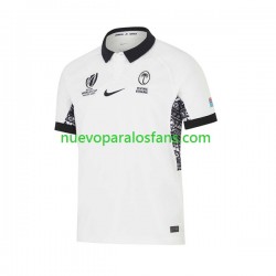 Camiseta de Fútbol FIJI Hombre Casa Rugby World Cup 2023 Manga Corta