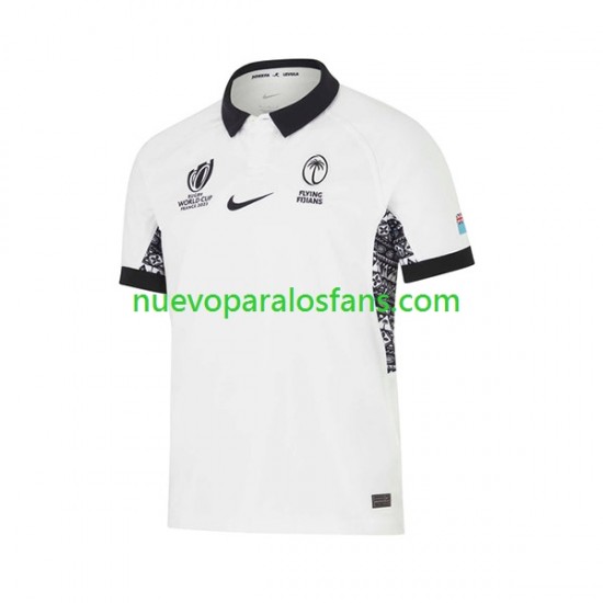 Camiseta de Fútbol FIJI Hombre Casa Rugby World Cup 2023 Manga Corta