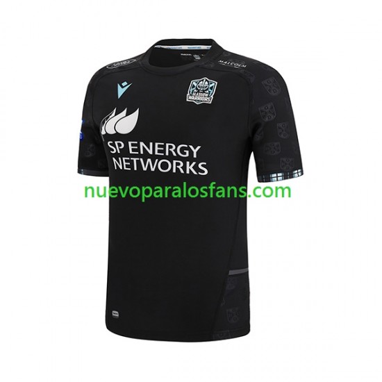 Camiseta de Fútbol Glasgow Warriors Hombre Casa Rugby 2023 Manga Corta
