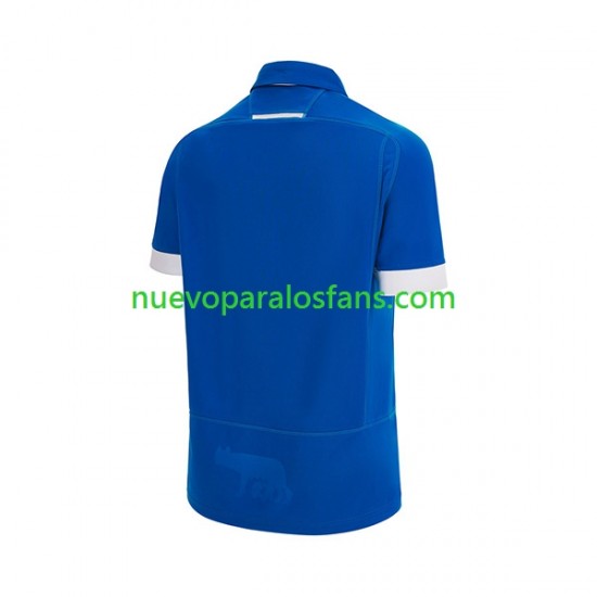 Camiseta de Fútbol Italia Hombre Casa Rugby World Cup 2023 Manga Corta