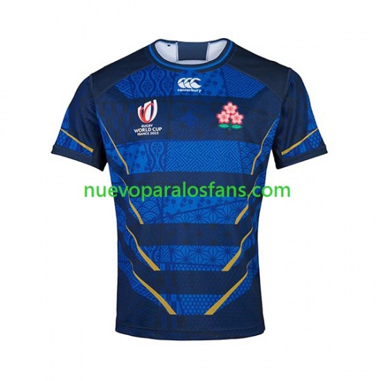 Camiseta de Fútbol Japón Hombre Exterior Rugby World Cup 2023 Manga Corta